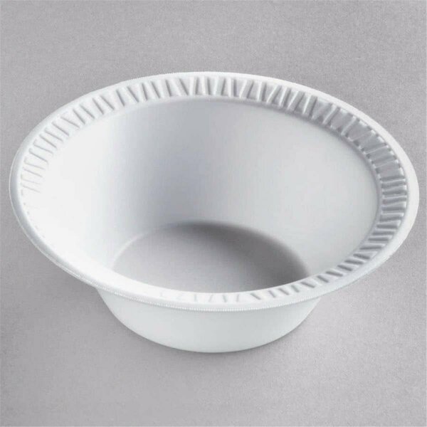 Dart 12BWWCR CPC 10 - 12 oz Unlaminated Bowl Foam -White, 1000PK 12BWWCR (B)